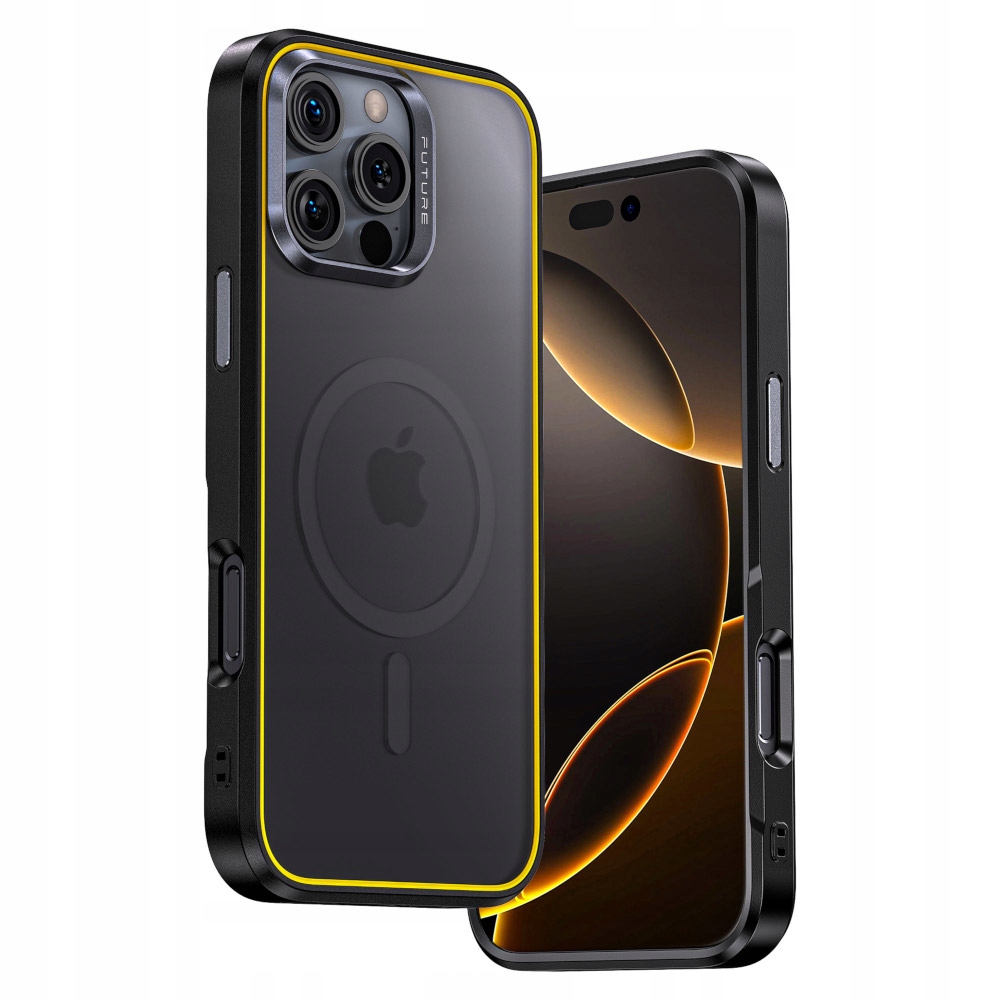 Plecki Etui AOHi na telefon iPhone 16 Pro Max Magnetyczne czarny