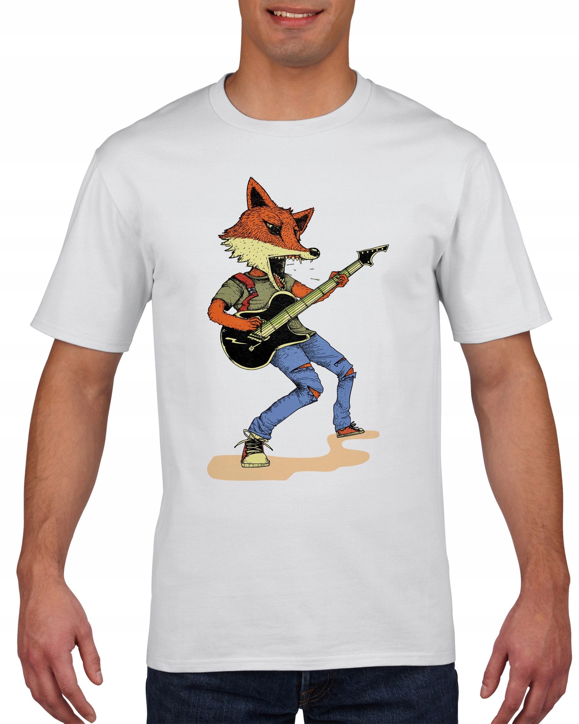 

Koszulka meska Lis Gitarzysta Rock N Roll M