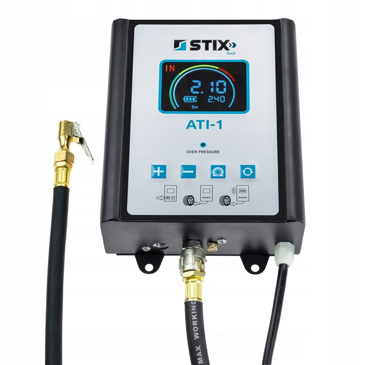 Automat do pompowania kół opon z wyświetlaczem LCD ATI-1 15BAR 10m EAN (GTIN) 5903636050775