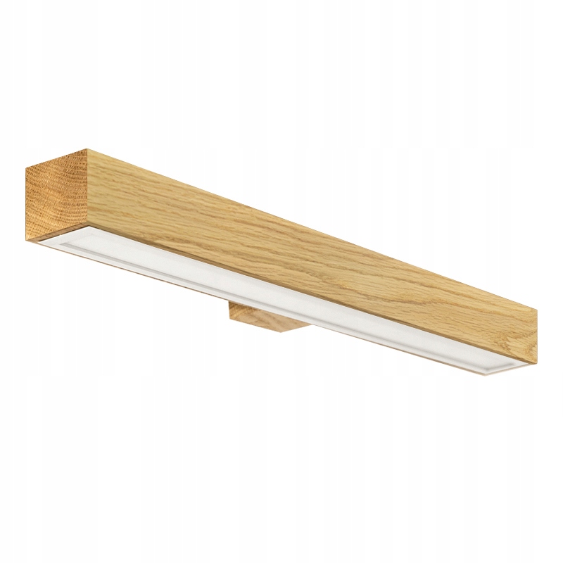 Kinkiet Nástěnná Led lampa Dubová Slim 60 CM Nástěnná Nad Zrcadlo 24W 4000K