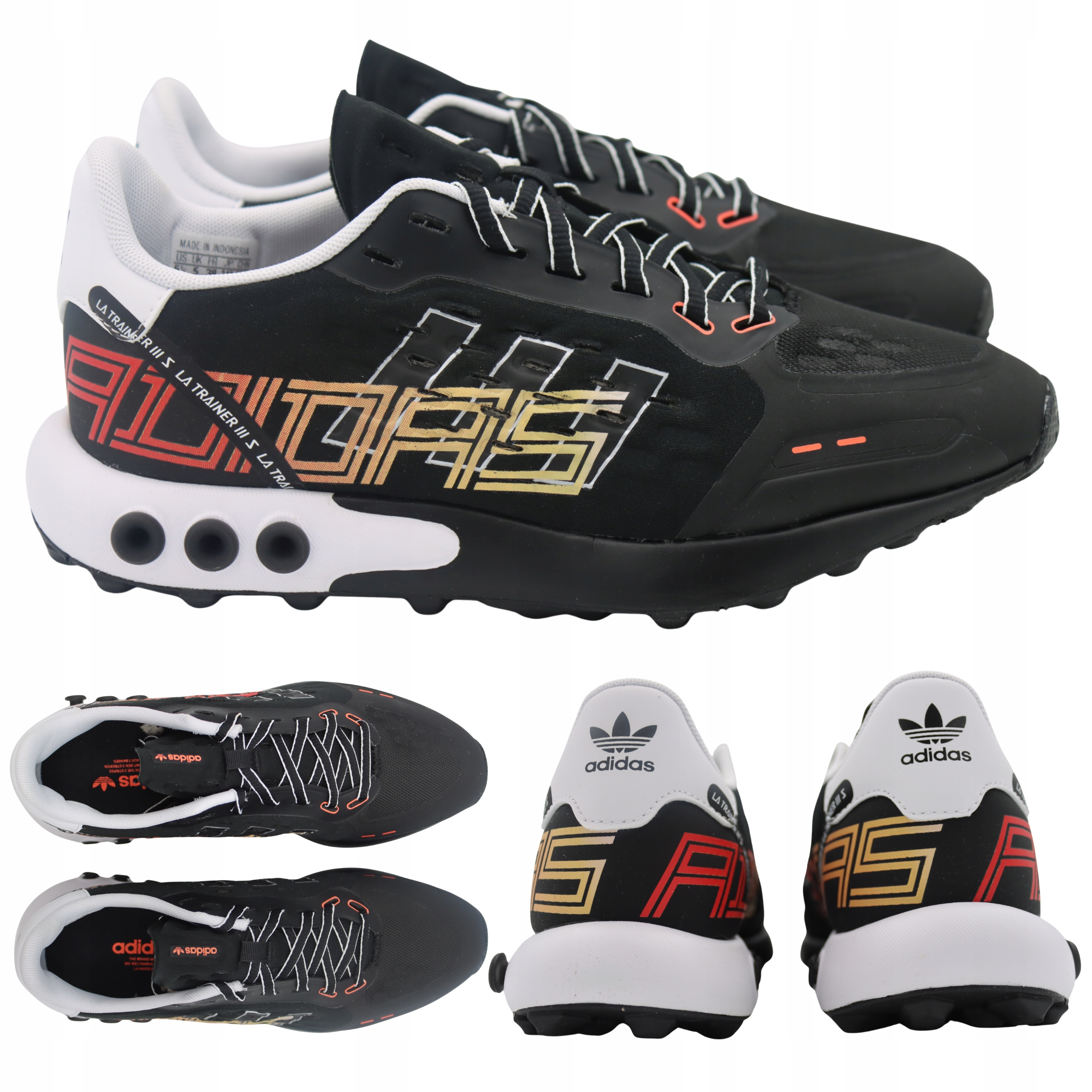 Dámské boty Adidas La Trainer III J Sportovní Pohodlné Černé Vel. 37 1/3