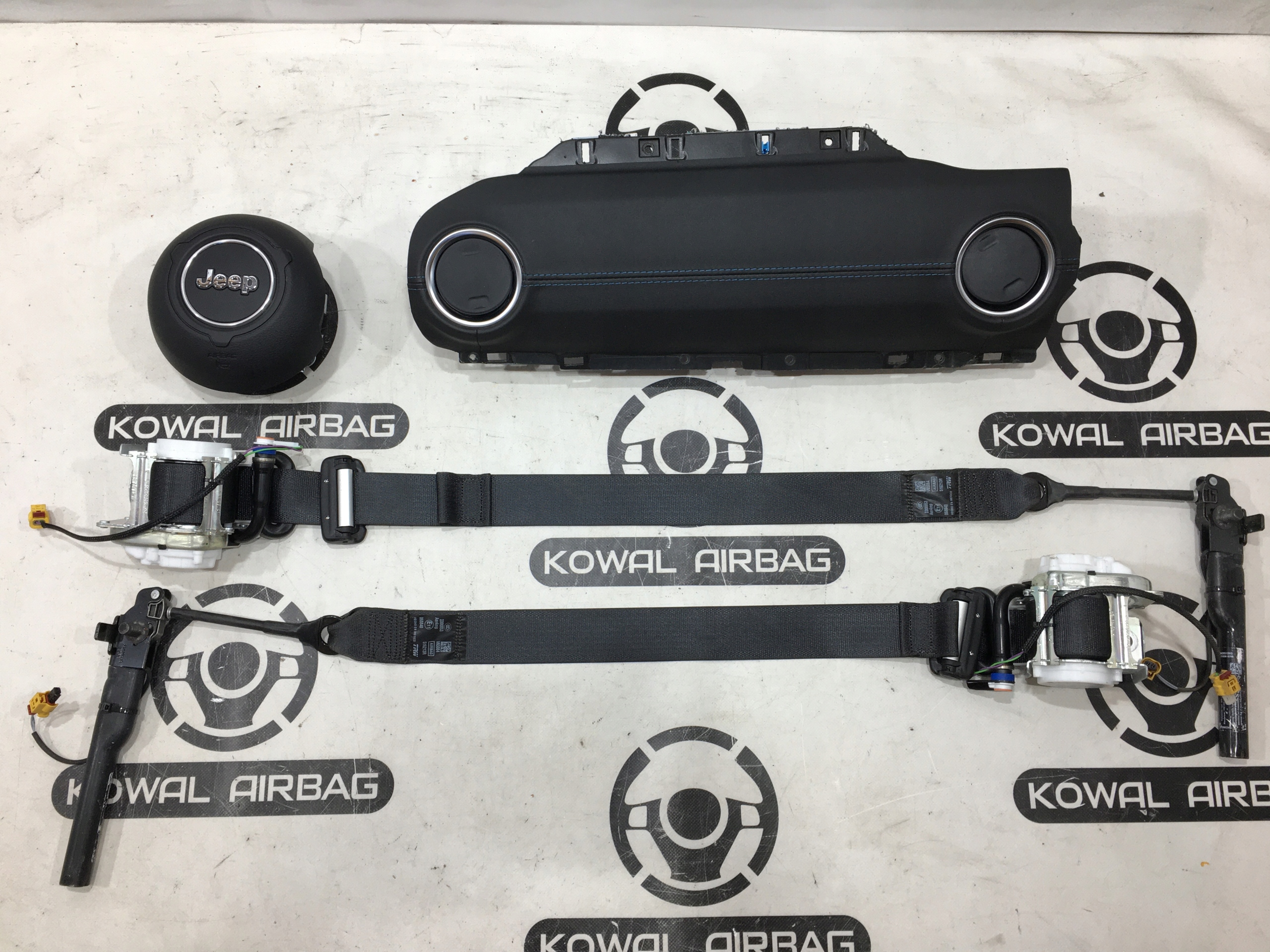 JEEP WRANGLER JL AIRBAG PODUSZKA KIEROWCY PASAŻERA ZAŚLEPKA PASY