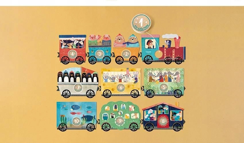 Puzzle Mój Mały Pociąg | Londji Marka Londji