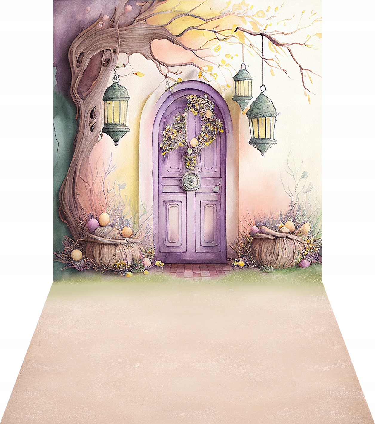 tła WIOSENNE, tła wielkanocne 133x250 WLKN074