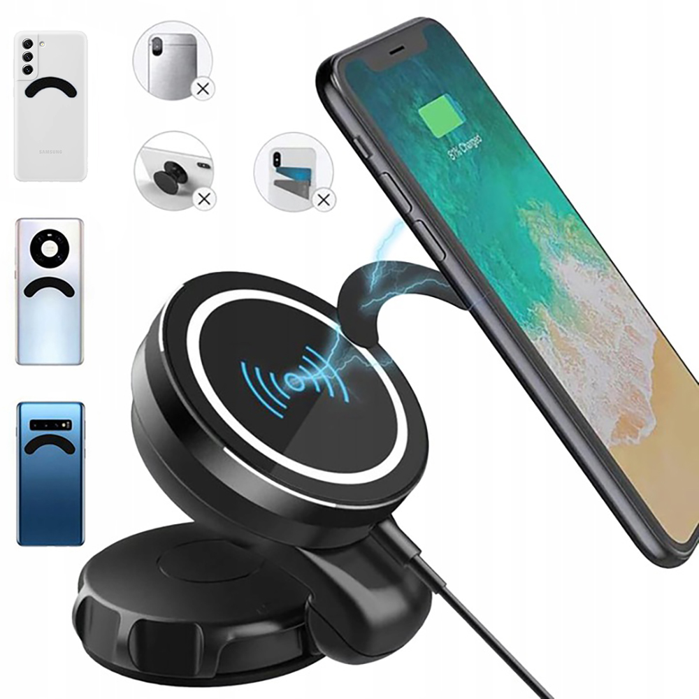 SAMOCHODOWA ŁADOWARKA INDUKCYJNA 15W MAGSAFE QI Producent Interlook