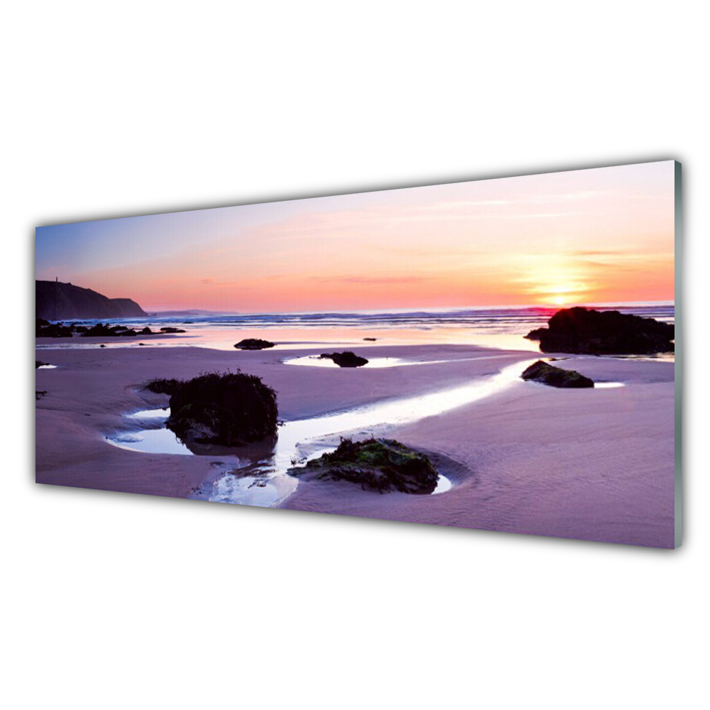 

Fotoobraz akryl na prezent 125x50 Plaża Krajobraz