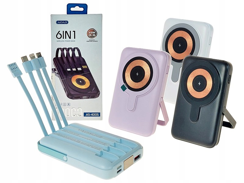 ND01_269906 Powerbank 2- 4 různé koncovky 5310