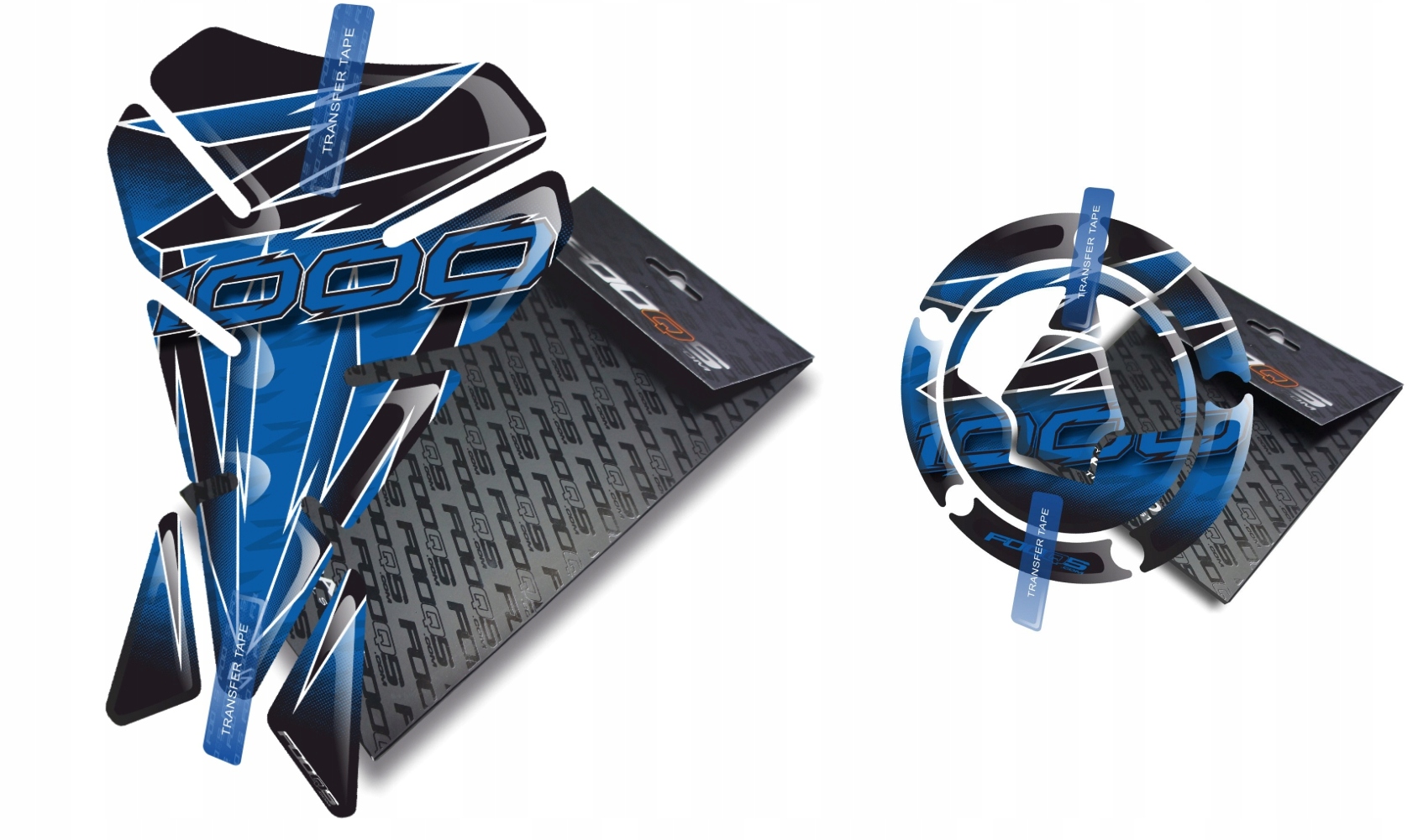 Tank-pad Cap-pad V1 od firmy Fooqs pro Kawasaki Z-1000 Modrý