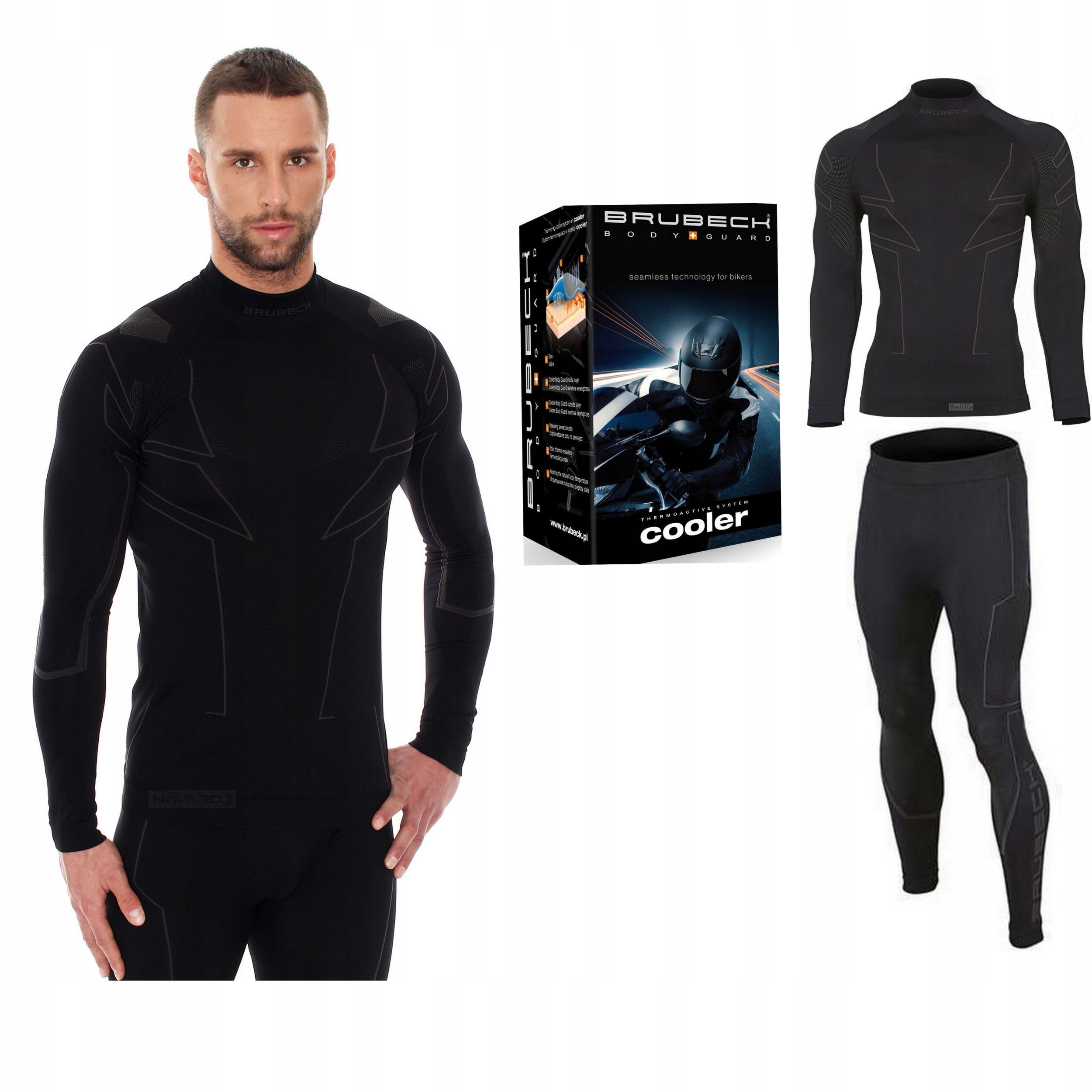 BRUBECK COOLER Chlodzaca Bielizna termo motor XXL