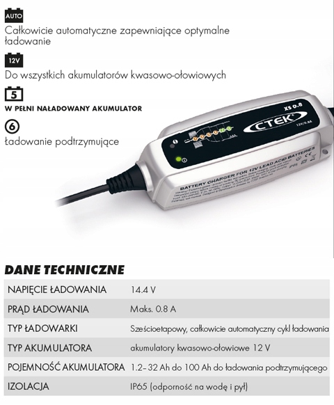 Ładowarka automatyczna CTEK XS 0.8 Marka CTEK