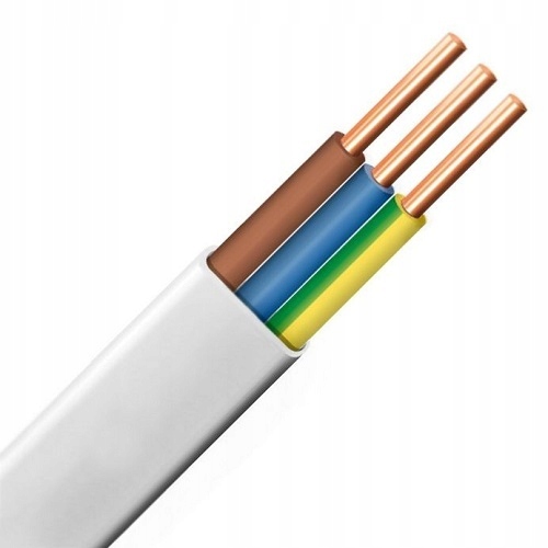 

Przewód YDYp 3x1,5 biały 1mb Elektrokabel Turek