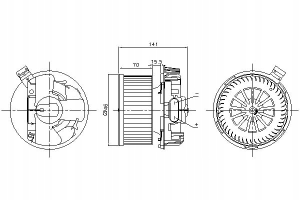 Nissens Fúkač Nissan Micra C+C III, Micra III, Asistent řidiče #28