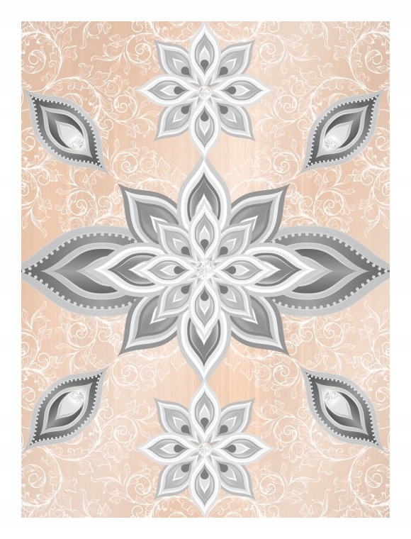 Tapeta Květiny Elegantní Vinylové vzory 184x254 Abstrakce Minimalismus lepidlo