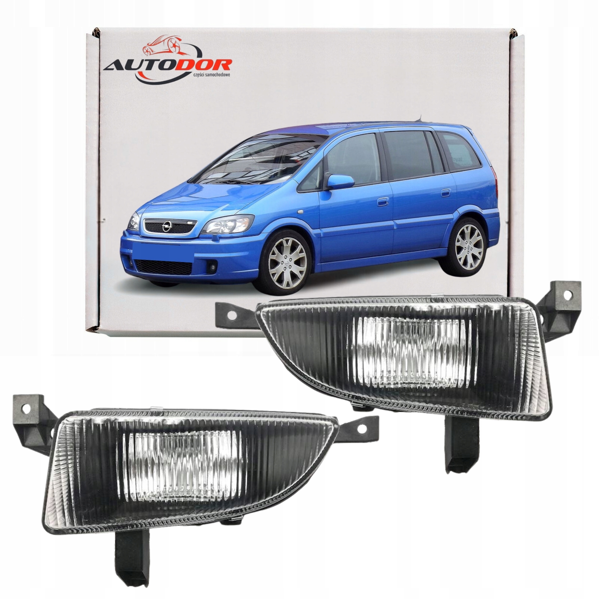 Opel Zafira A 1999-2005 Halogenové Mlhové Lampy Nové Komplet L P