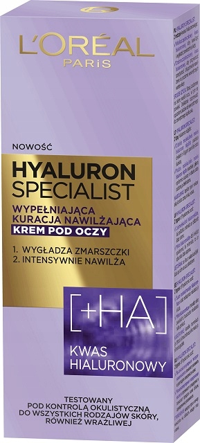 

Loreal Hyaluron Specialist Krem pod Oczy 15ml