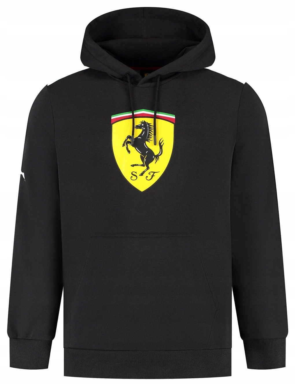 Mikina Scuderia Ferrari F1 Large Shield Hoodie Black vel. M