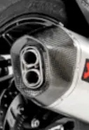 Koncovka výfuku Akrapovic End Cap V-EC332 Carbon Fiber