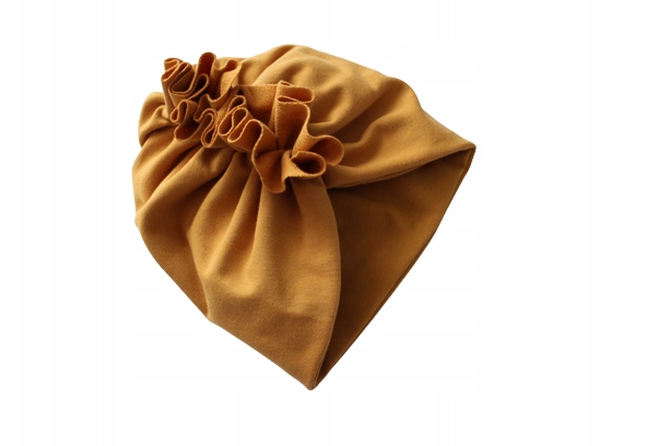 

Czapka turban musztarda Podwójny 48-50