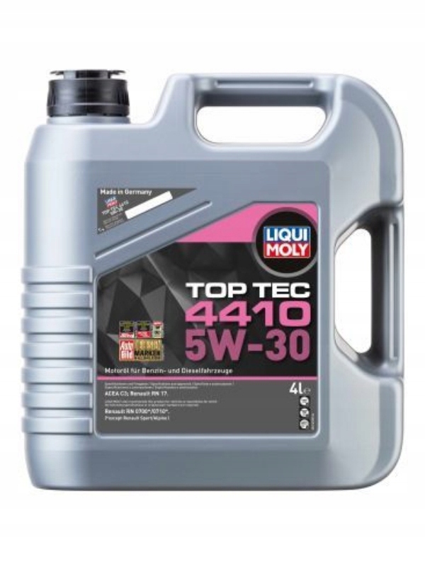 Olej Liqui Moly 5V30 4 L Top Tec 4410 C3 RN17