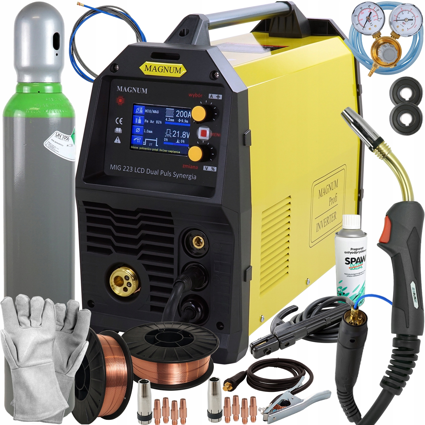 Сварочный аппарат MIGOMAT DUAL PULS MIG 3in1 Synergia Kit