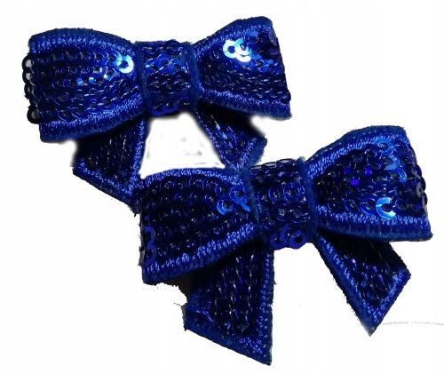 

Cekinowe Kokardki - Para Na Spinkach Krokodylkach