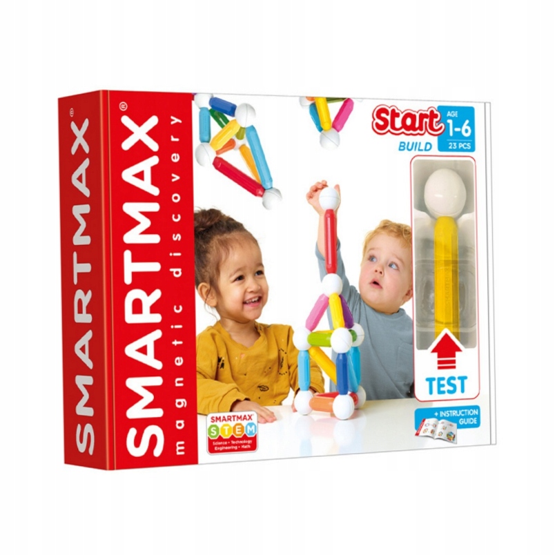 Klocki magnetyczne Gra SmartMax Smart Max Start (23szt) Iuvi Games 23