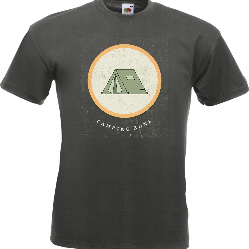 

Koszulka camping zone namiot M grafitowa