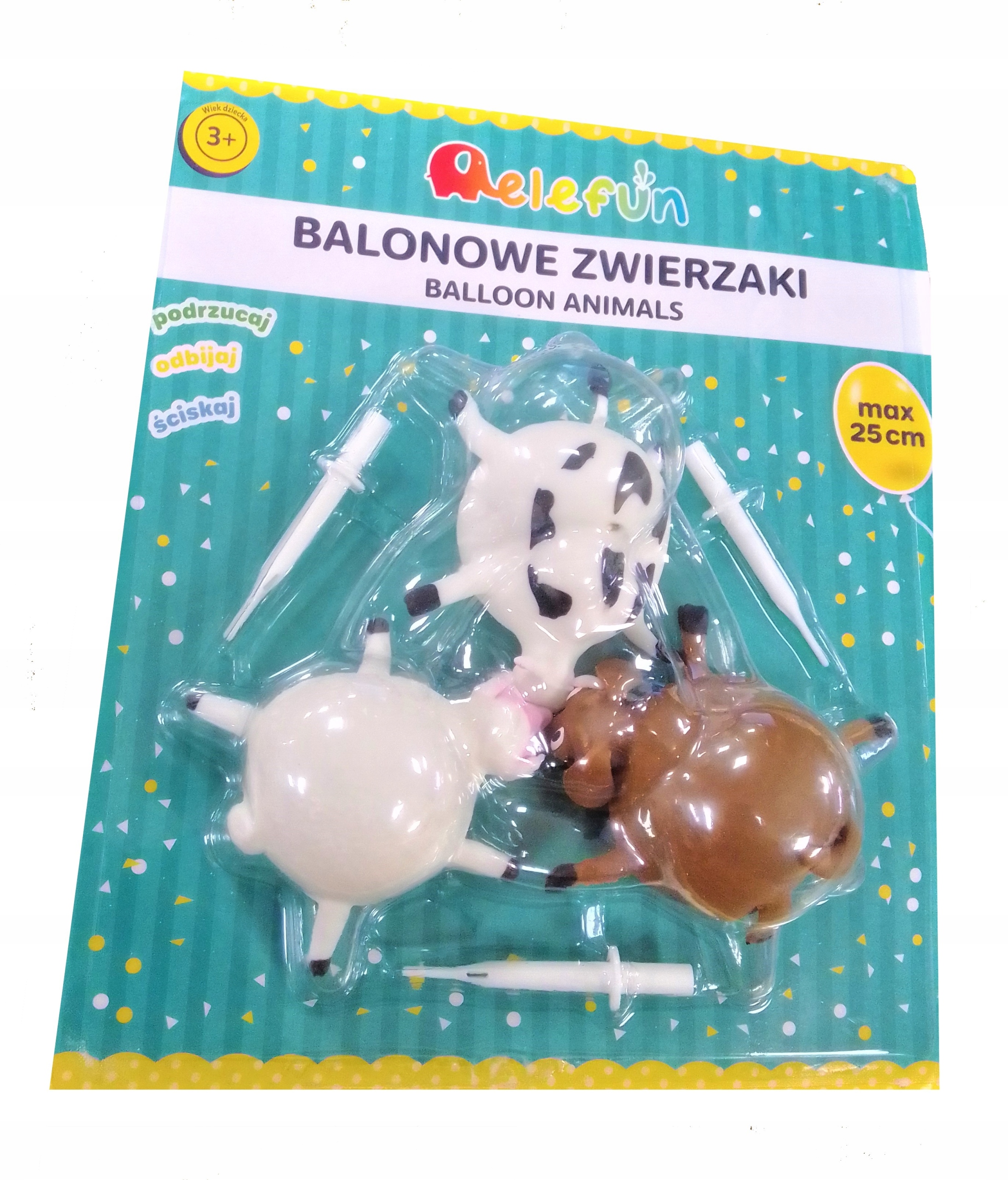 

Balonowe zwierzaki Elefun 3 szt