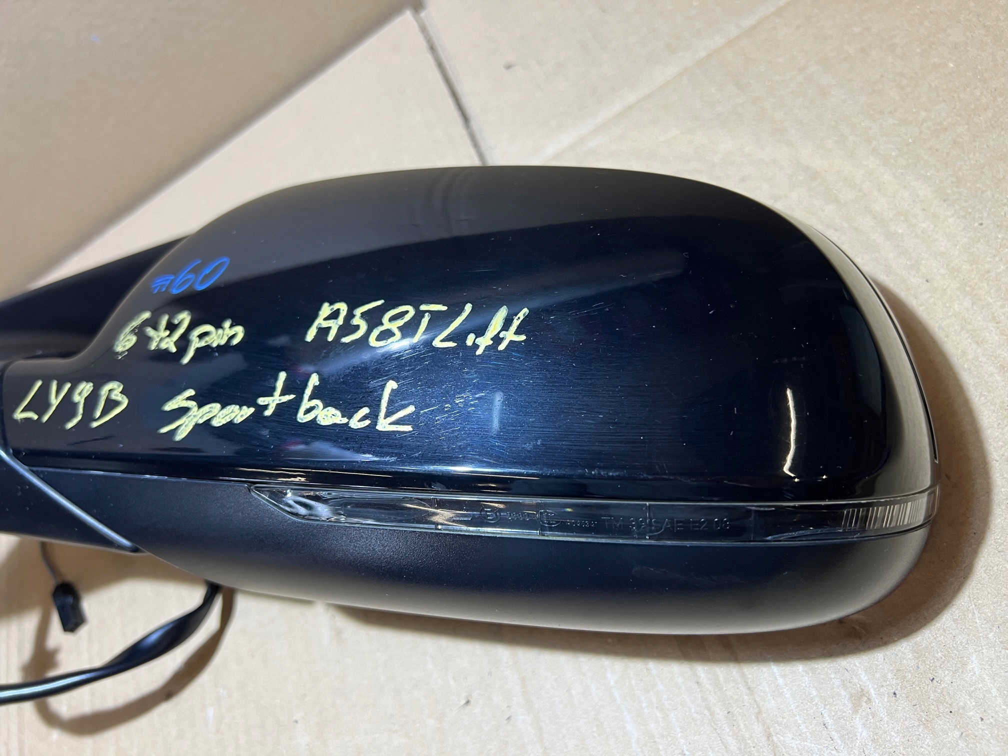 AUDI A5 8T LIFT LY9B SPORTBACK mirror left 6+2 PIN