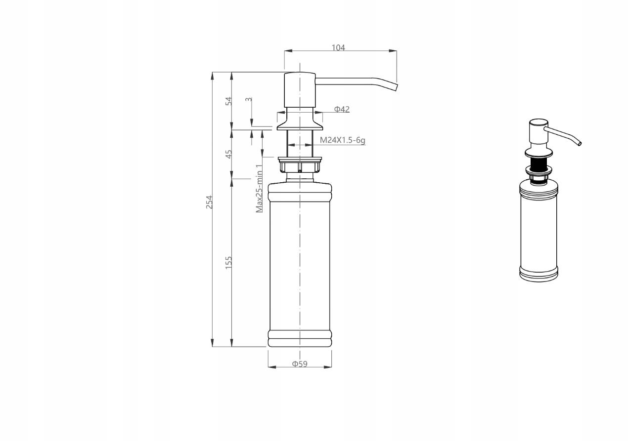 myQ Zlewozmywak PARIS 11 kuchenny granitowy czarny zestaw bateria 77x44 cm Zawartość zestawu zlew + bateria