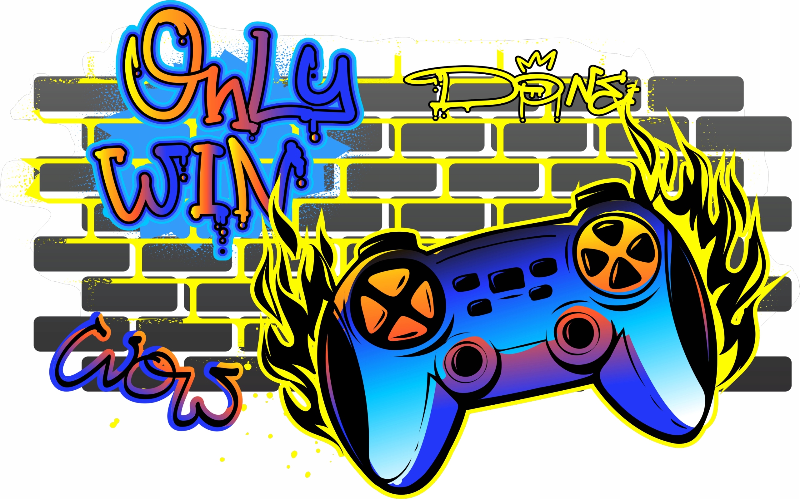 

Naklejki na ścianę Gracza Młodzieżowe Gamer Gra