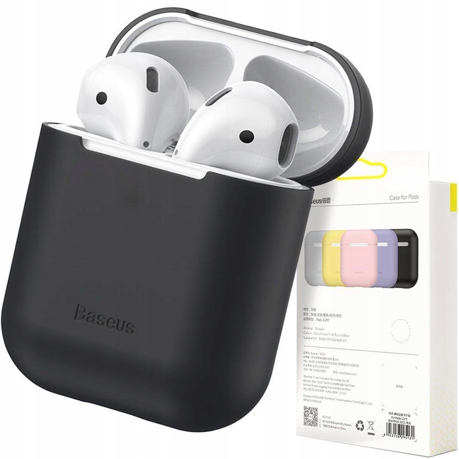 

Etui Baseus Case Silikonowe Do Apple Airpods 1/2
