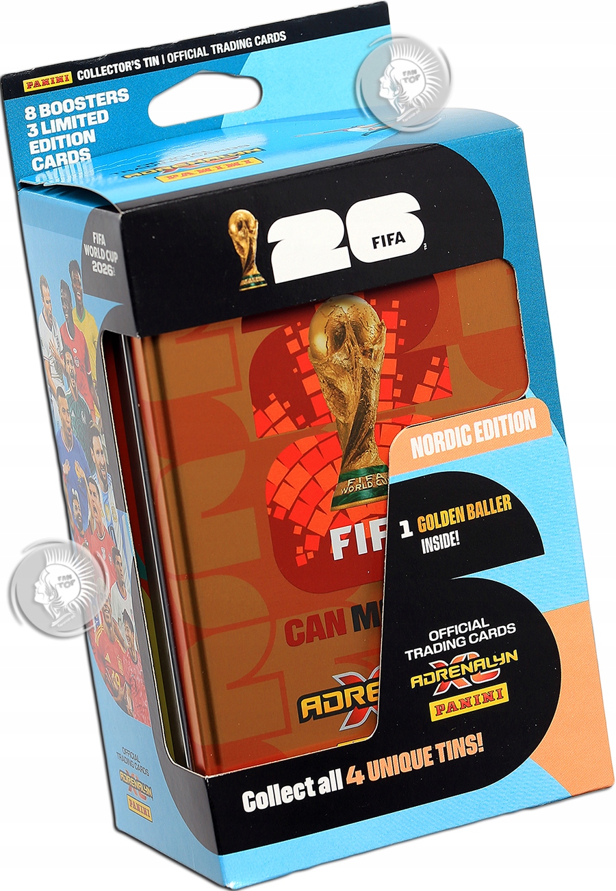 2026 World Cup Fifa Duża Puszka Nordic saszetki Limited Box Golden Baller
