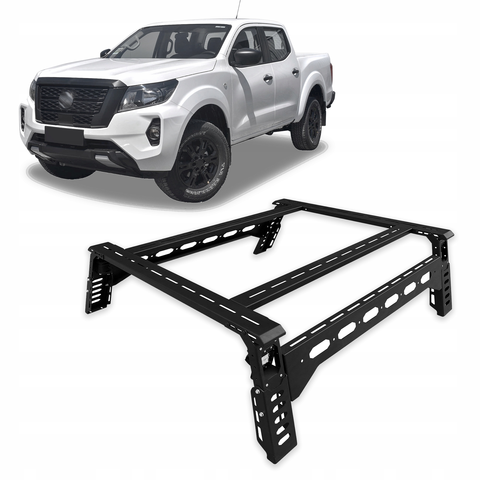 Nástavba pod stan s Led pro Nissan Navara III 2016-