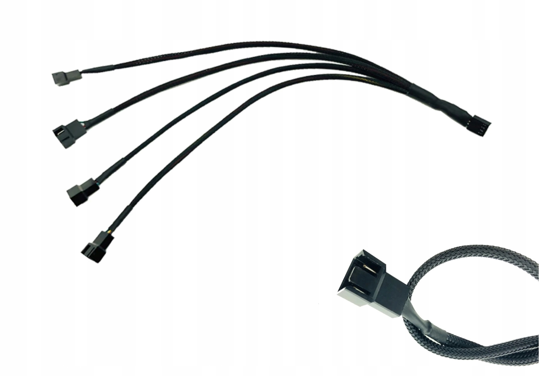 

Rozdzielacz dla wentylatorów 4 x 4 pin Pwm 27 cm