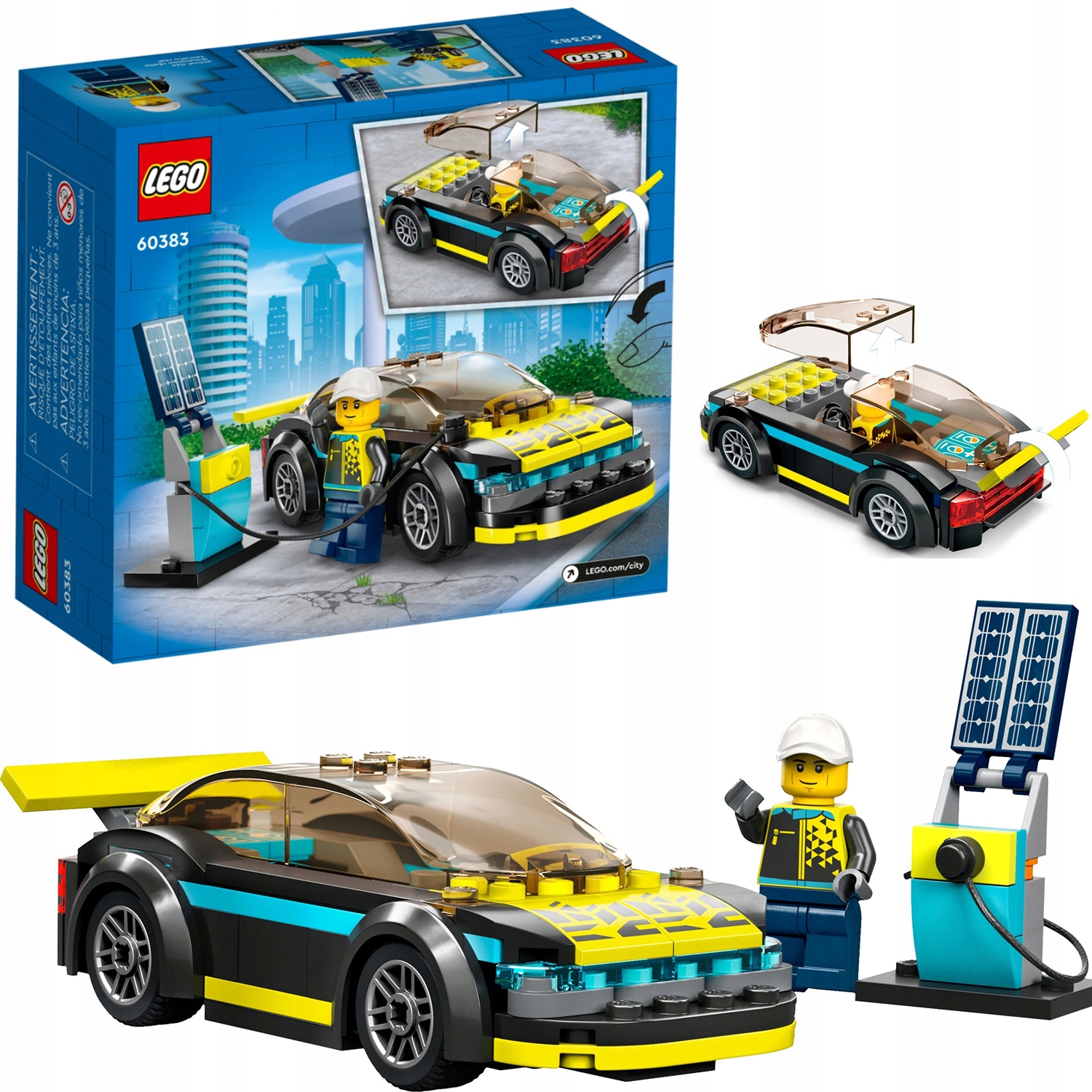 LEGO CITY ELEKTRYCZNY SAMOCHÓD SPORTOWY 60383