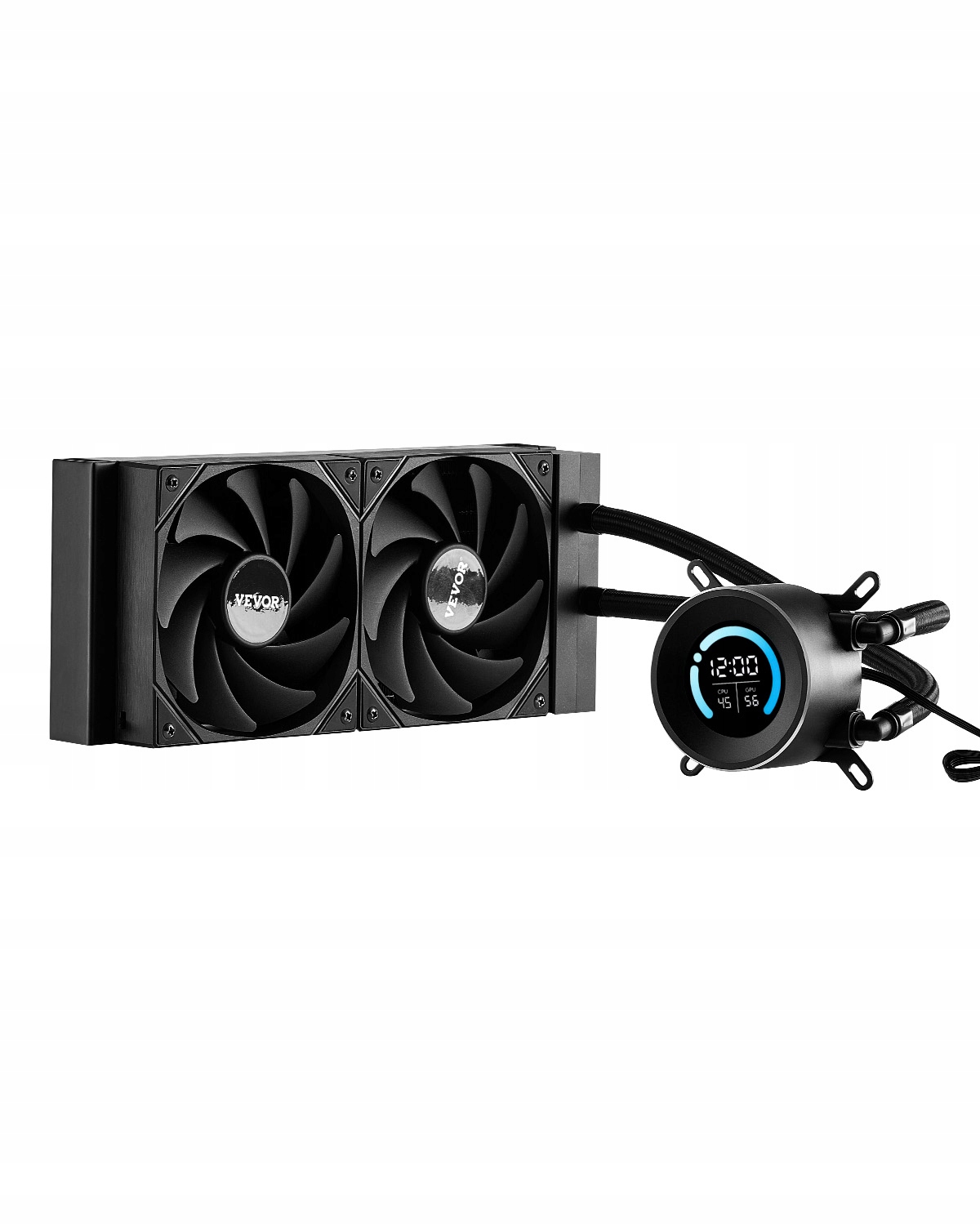 Profesionálny Vodný Chladič Vevor Aio 120 MM Pwm Intel Amd Displej