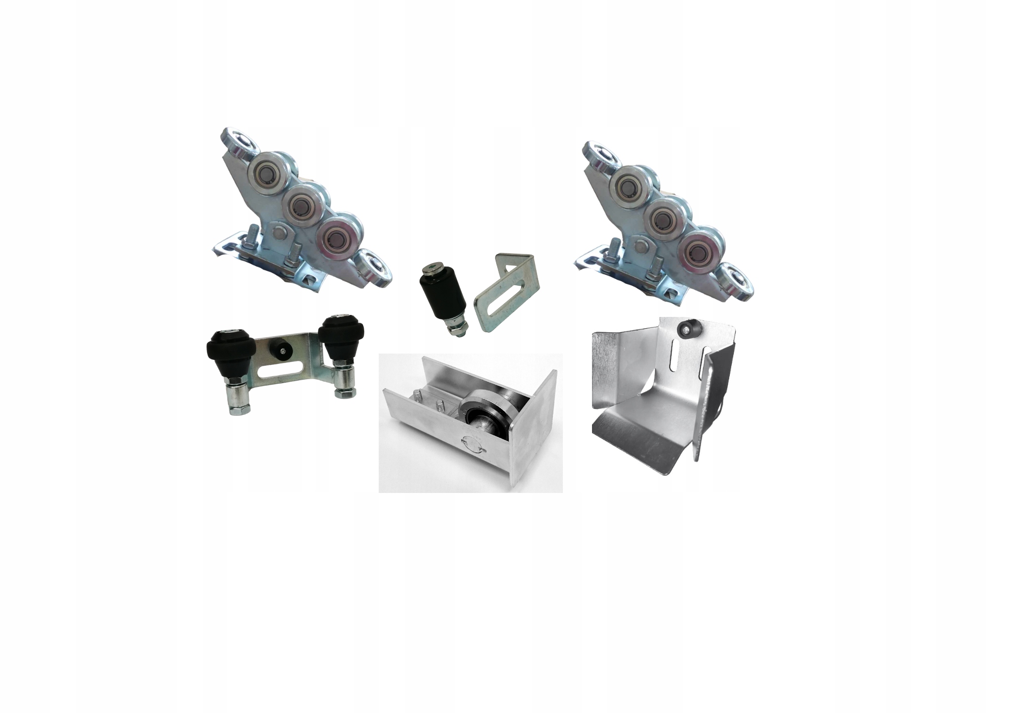 Pojízdný vozík 8 koleček, sada pro posuvnou bránu 8 koleček