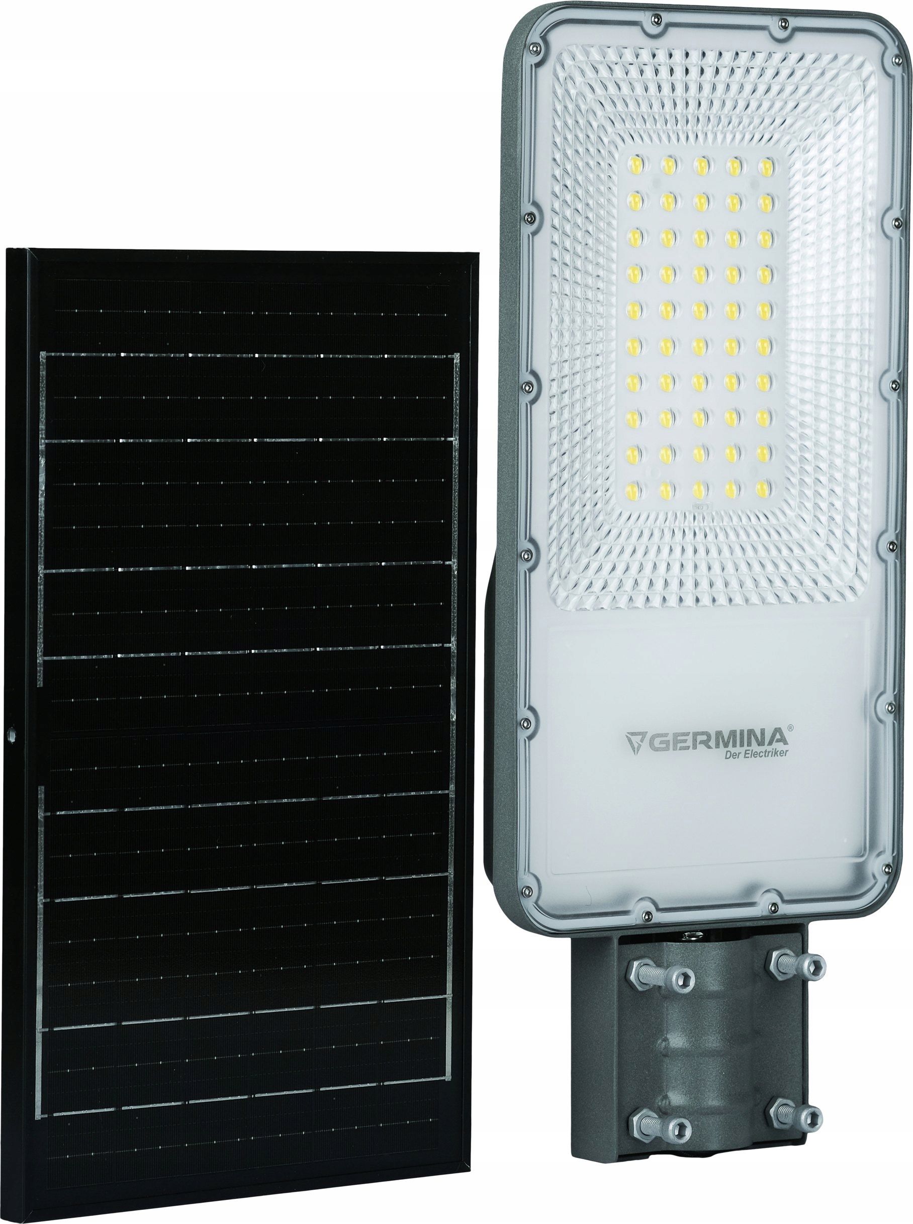 Pouličná lampa Germina 100 W 1000 lm solárne napájanie