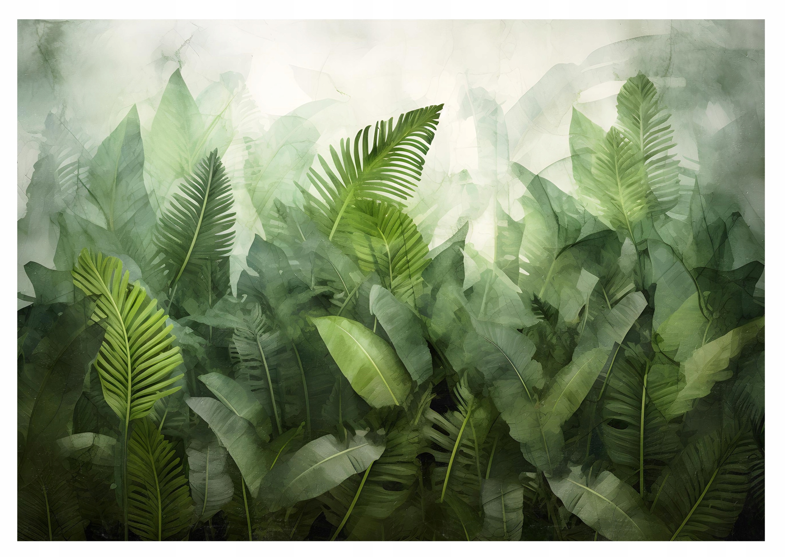 Fototapeta Listy Příroda Zelená Tapeta Na Zeď Ložnice Obývací Pokoj 368x254