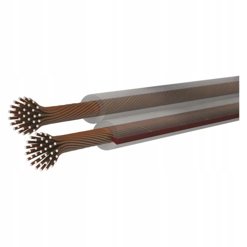 Dvojlinka Eco 2x2, 5mm, priehľadná, 100m