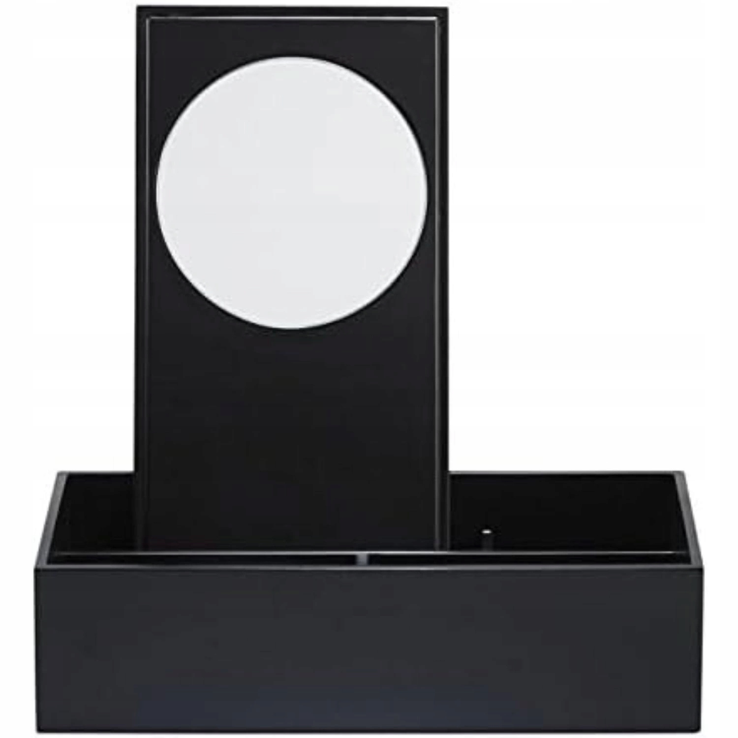 Organizér na skladovanie kozmetiky a šperkov Mojoo Lux, čierne zrkadlo