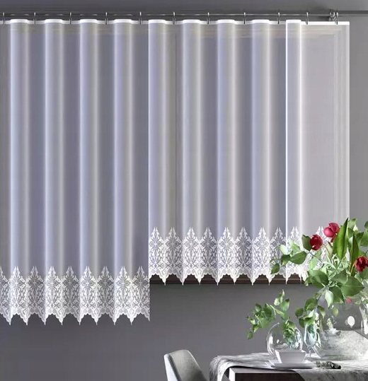 Mg Záclona 618/444 Bílá 500x230 cm Hotová S Páskou M