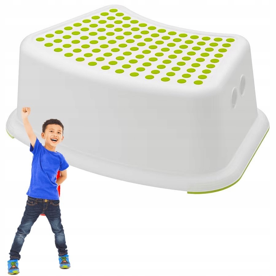 IKEA FORSIKTIG PODIUM DZIECIĘCE BIAŁY/ZIELONY FV