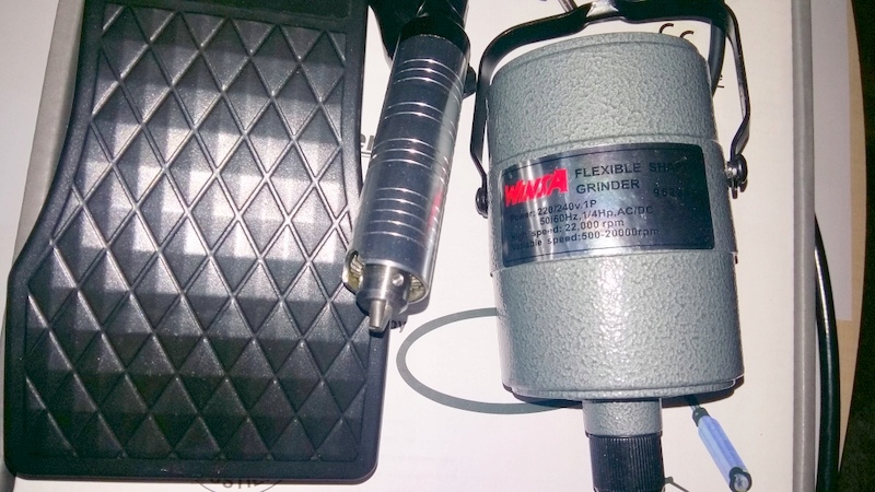 Silnik jubilerski, miniszlifierka z walkiem giętkim 0-4mm