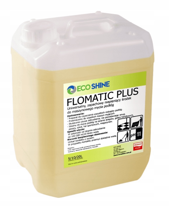 Eco Shine Flomatic Plus 5L maszynowe mycie podłóg