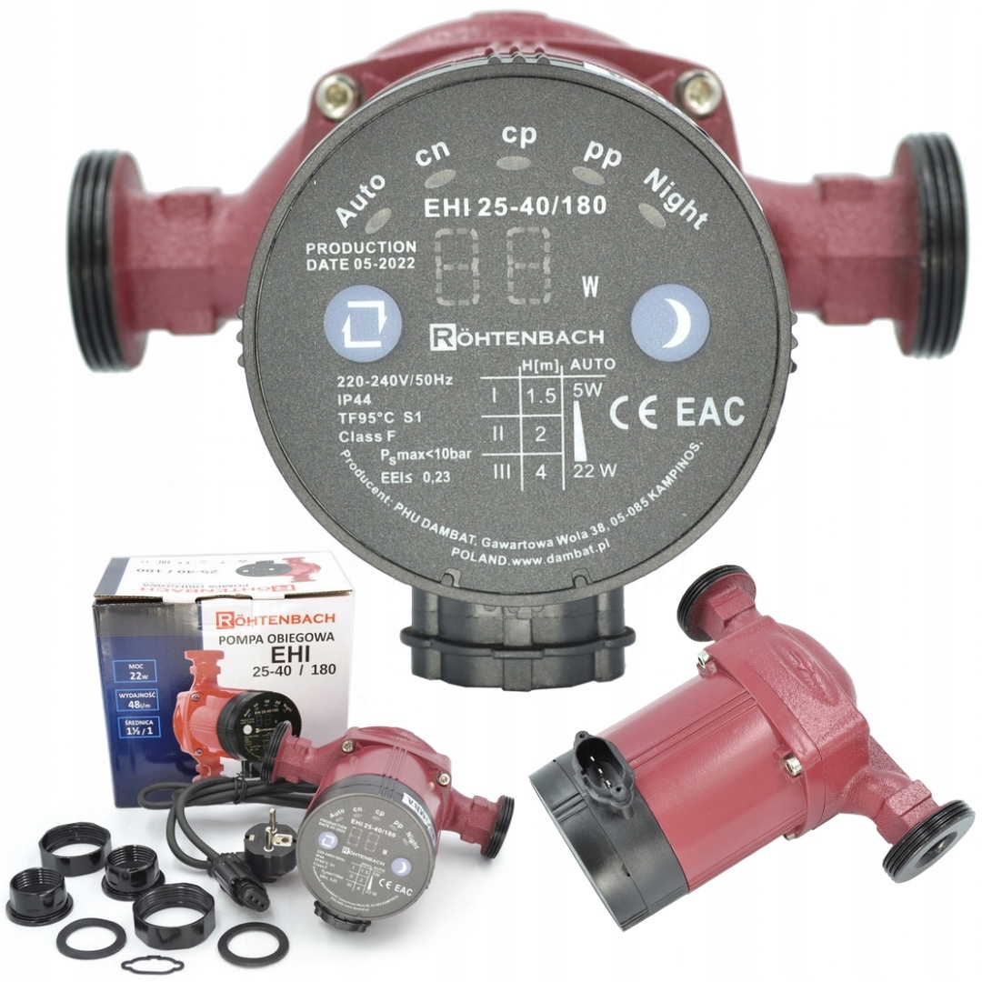 Elektronická Oběhová Pumpa 25-40/180 šroubky