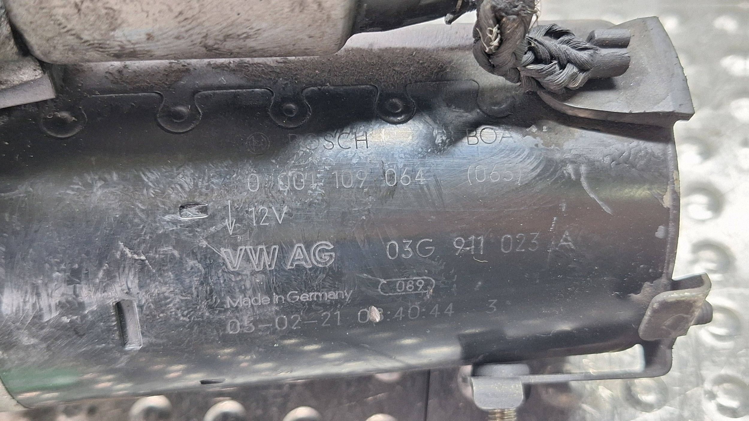starter 03G911023A AUDI A4 B6 B7 A6 C6 PASSAT B6 1.9 2.0TDI