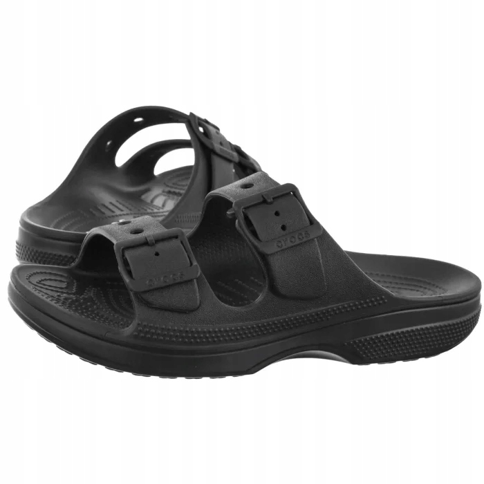 Dámské boty Nazouváky Crocs Saturday Sandal W Black 213586-001 Černé