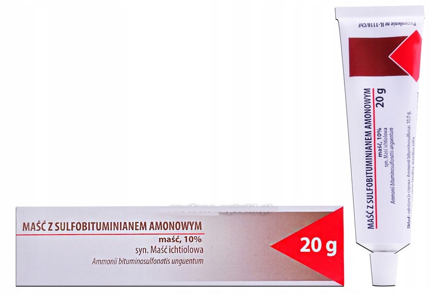 

Ichtiolowa Maść 20g Trądzik Ropne wypryski Czyraki